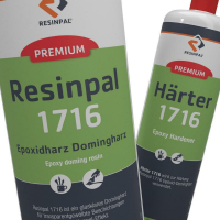 1 kg Glasklares Doming-Harz Resinpal 1716 + 0,43 kg Härter